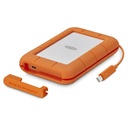 Disco Duro Externo LaCie Rugged USB-C 2.5'', 5TB, Naranja/Plata, A Prueba de Agua, Polvo y Golpes - para Mac/PC