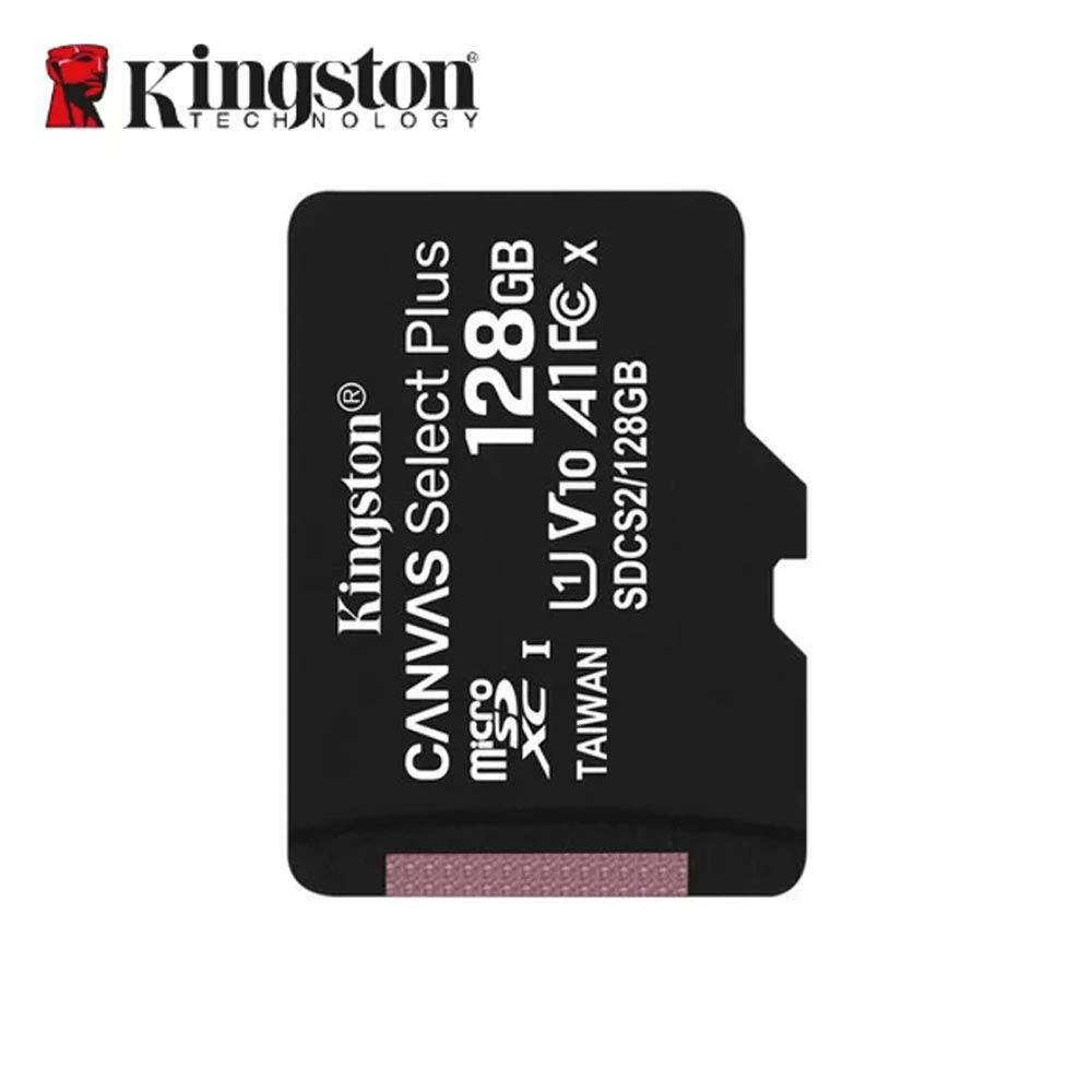 Memoria Flash Kingston Canvas Select Plus, 128GB MicroSDXC UHS-I Clase 10, con Adaptador - Negro