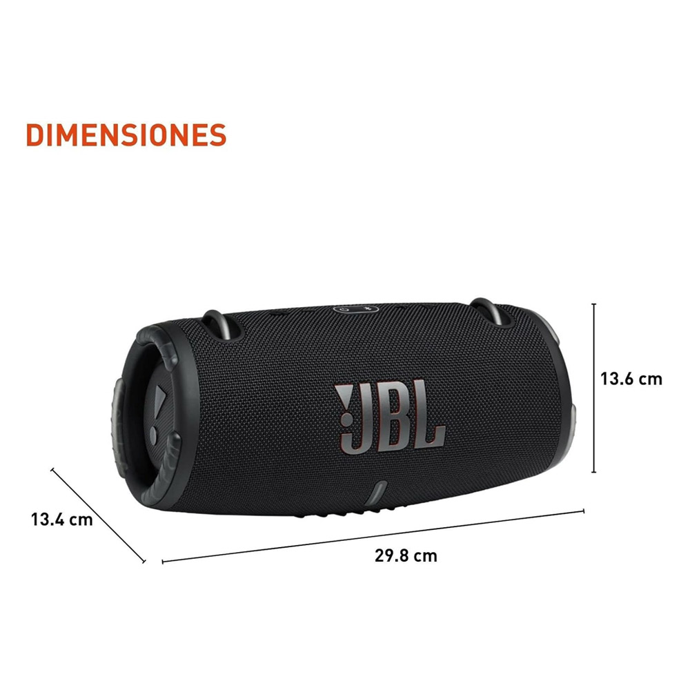 JBL Xtreme 3 - Portable Bluetooth Speaker, Powerful Sound and Deep Bass, IP67 Waterproof, 15 Hours of Playtime, Powerbank, JBL PartyBoost for Multi-speaker Pairing (Black)