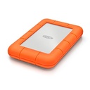 Disco Duro Externo LaCie Rugged Mini 2.5", 1TB, 5400RPM, USB 3.0, Naranja/Plata, para Mac/PC