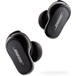 Bose QuietComfort Earbuds II True Wireless Noise Cancelling In-Ear Headphones TRIPLE BLACK : Up to 24 Total Hrs of Power, Charging Case Offers 18 Hrs of Power, Touch Controls