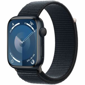 Apple Watch Series 9 45mm Midnight Aluminum Case with Midnight Sport Loop