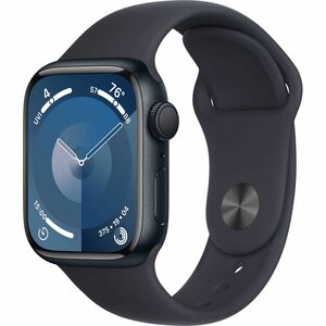 Apple Watch Series 9 GPS 41mm Midnight Aluminum Case with Midnight Sport Band - M/L