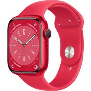 Apple Watch Series 8 (GPS + Cellular) 41mm RED Aluminum with RED Sport Band - M/L