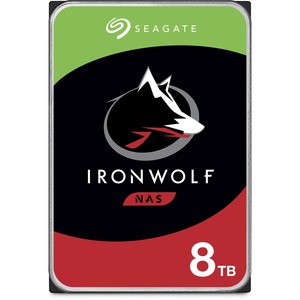 Seagate IronWolf ST8000VN004 8 TB Hard Drive - 3.5" Internal - SATA (SATA/600) - Conventional Magnetic Recording (CMR) Method