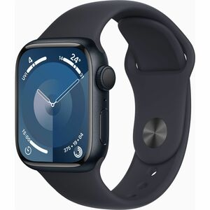 Apple Watch Series 9 (GPS + Cellular) 41mm Midnight Aluminum Case with Midnight Sport Band