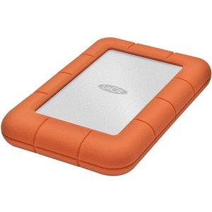 Disco Duro Pórtatil LaCie Rugged Mini LAC9000298 - Externo - 2 TB - Naranja, Plata