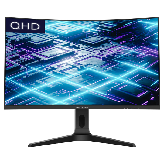 Hyundai HT32CGMBK03 32" Class WQHD Curved Screen Gaming LED Monitor - 16:9 - Black