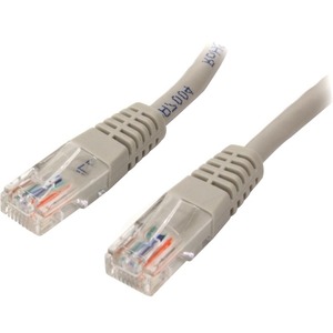 StarTech.com 15 ft Gray Molded Cat5e UTP Patch Cable