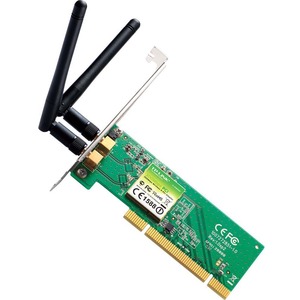 TP-LINK TL-WN851ND Wireless N300 PCI Adapter, 2.4GHz 300Mbps, Include Low-profile Bracket