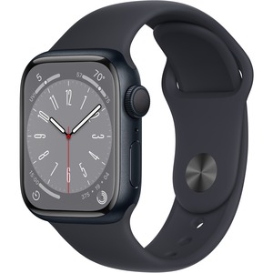 Apple Watch Series 8 (GPS) 45mm MIDNIGHT Aluminum Case with MIDNIGHT Sport Band M/L