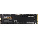 Samsung 2TB 970 EVO Plus NVMe M.2 Internal SSD : Up to 3200 MB/s Write Speed, Up to 3500 MB/s Read Speed, 1200 TBW Endurance, AES 256-Bit Encryption, SMART / TRIM Support