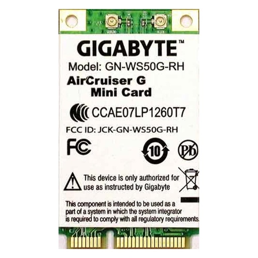 Adaptador Wi-Fi Gigabyte AirCruiser GN-WS50G